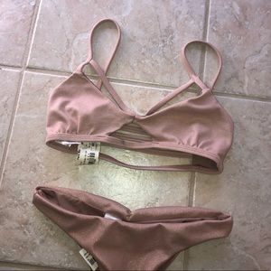 Blue life bikini set